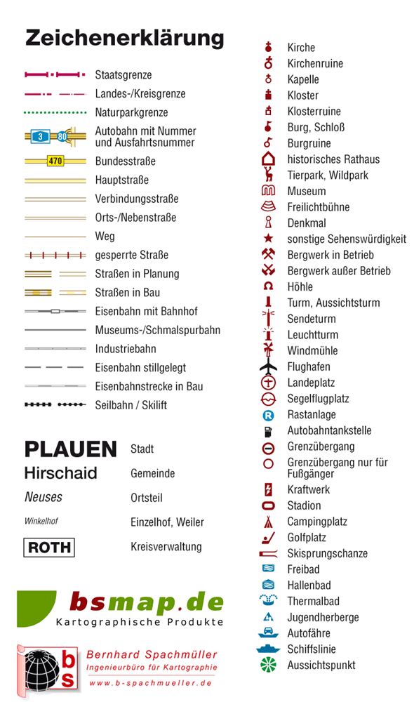 deutschlandkarte legende Deutschland 1:200.000: 4 2_RhPf BW Suedhessen 1:200.000